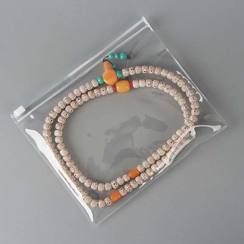 100 pc PVC Anti Oxidation Zip Lock Bags, Transparent Antitarnish Jewelry Packing Storage Pouch, Rectangle, Clear, 15x18x0.03cm