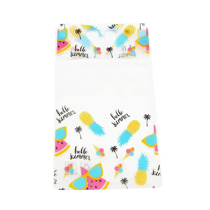 23x13 Printed Hello Summer Reusable Ziplock Bag