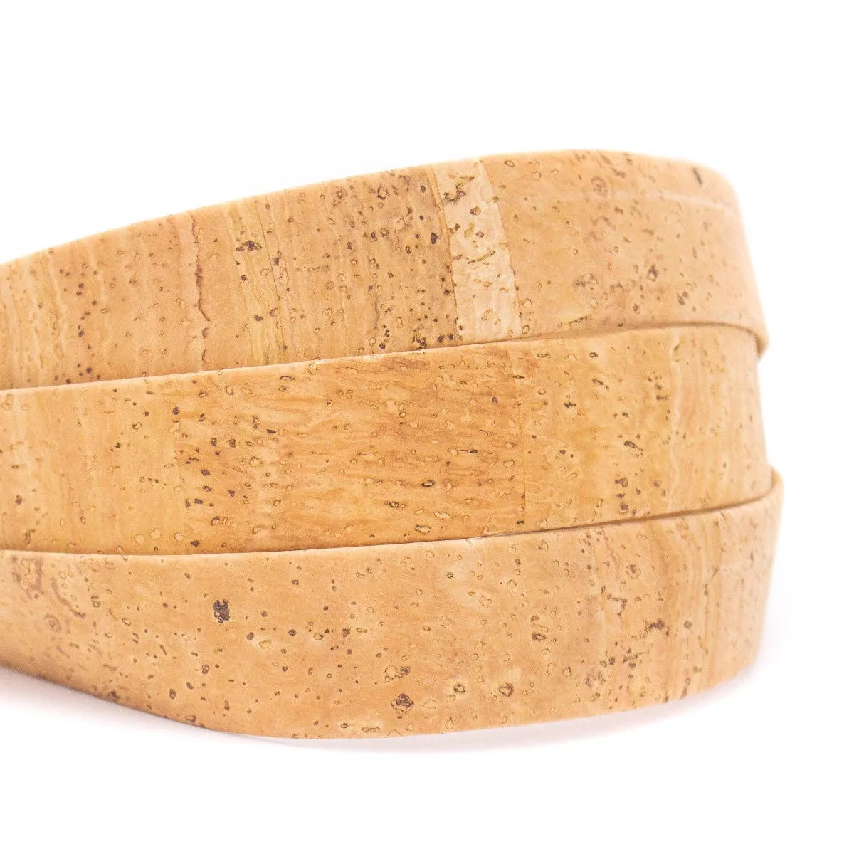 30MM flat natural cork cord COR-599(5 meter)