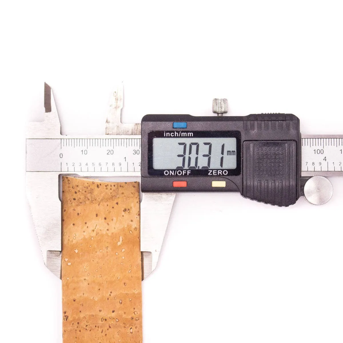 30MM flat natural cork cord COR-599(5 meter)