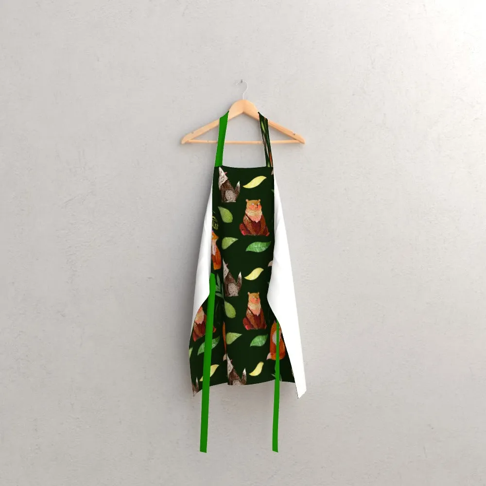 Apron - Bear.Wolf.Fox