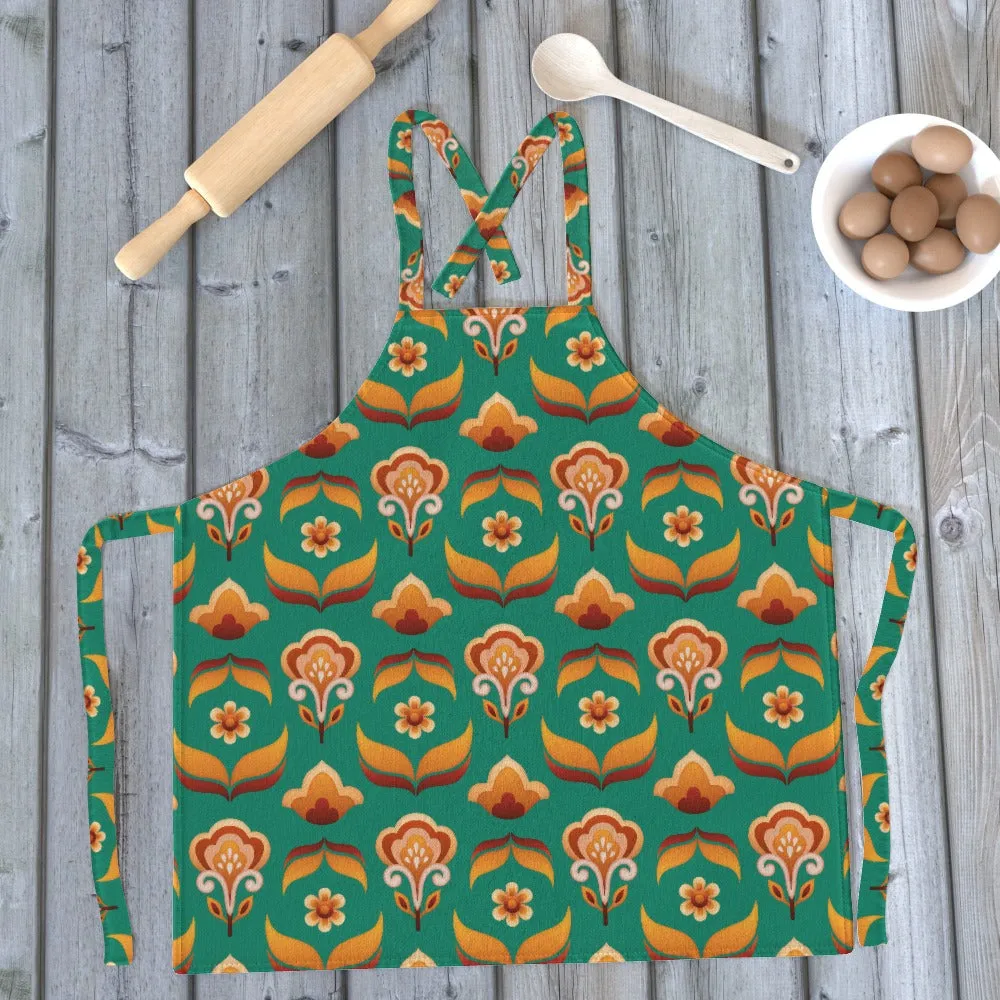Apron - Stamen Green