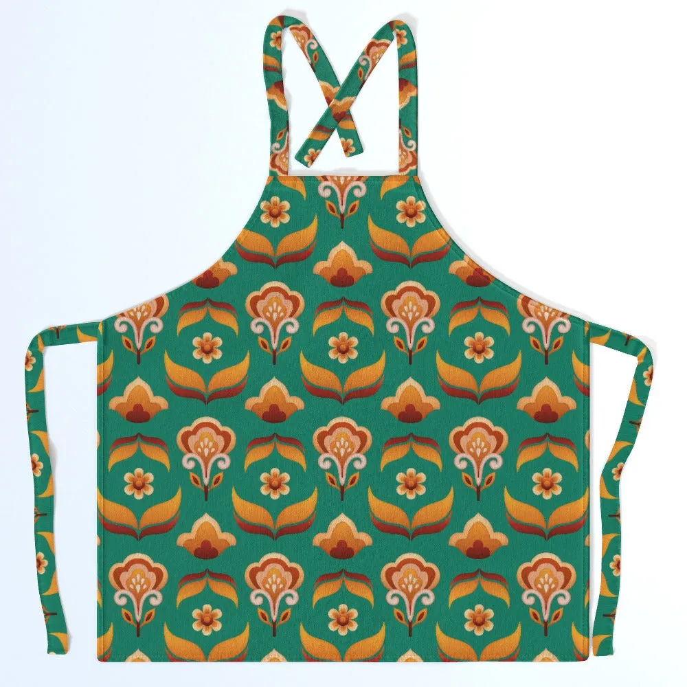 Apron - Stamen Green