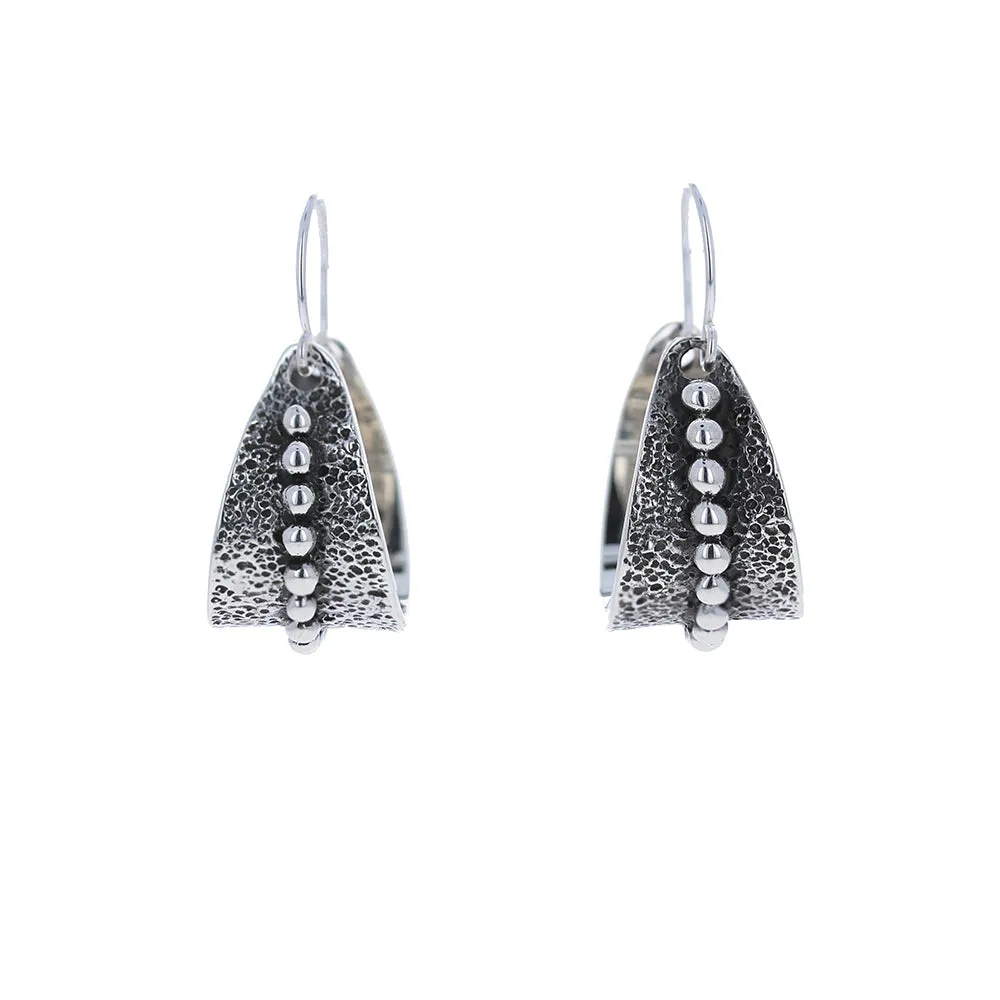 Artisan Beaded Hoops