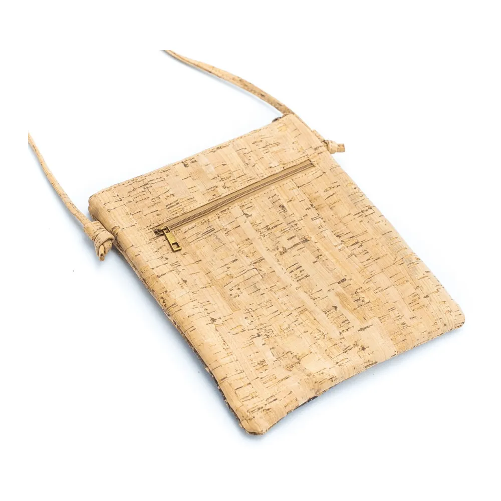 Autumn Floral Cork Square Crossbody Bag
