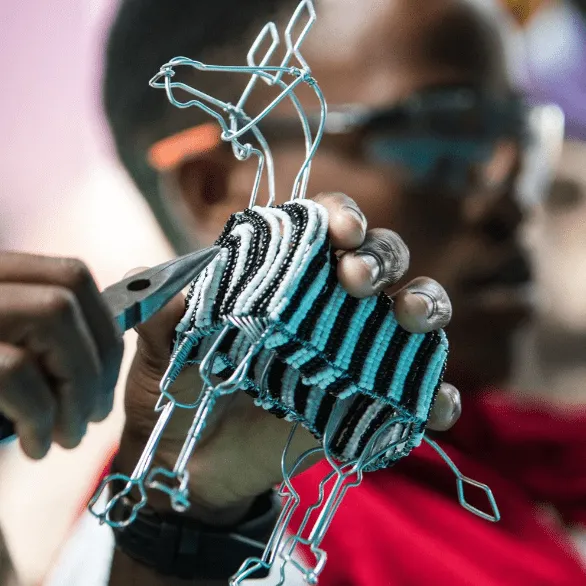 Beaded Zebra
