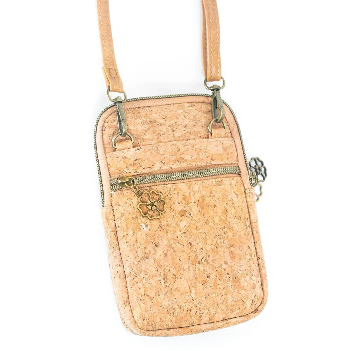 Bohemian Chic: Cork Patchwork Phone Pouch