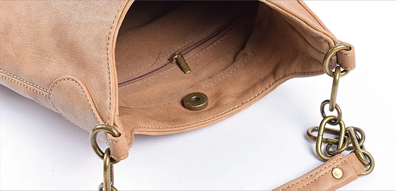 Boho Ladies Western Vegan Leather Purses With Suede Leather Fringe Shoulder Handbags for Women