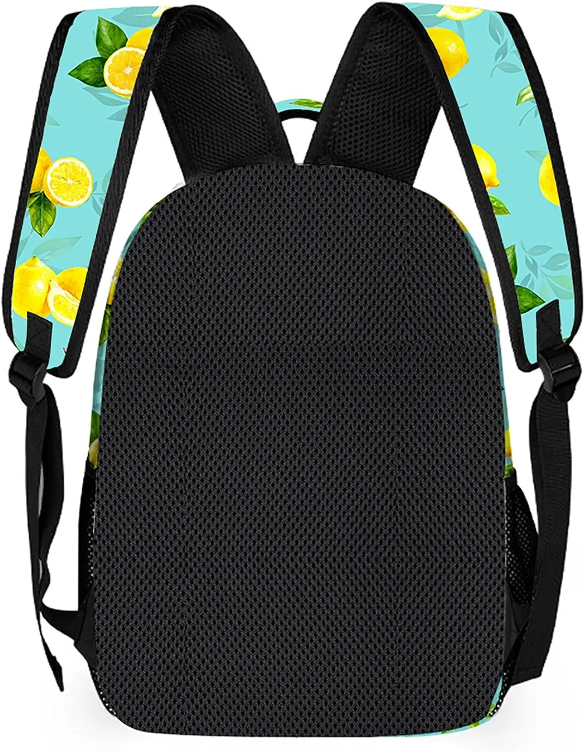 Cartoon Lemon Backpack, Casual Lightweight Laptop Bag, Classic Shoulders Backpack Cool Daypack with Multiple Pockets (Lemon & Leaf)