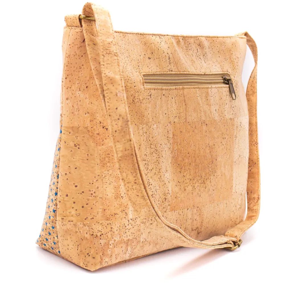 Checkered Pattern Cork Adjustable Bag