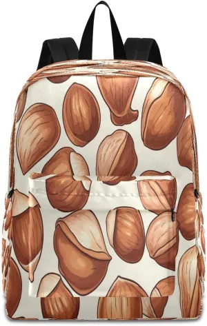 Chinese Chestnut Backpack, Travel Rucksack Lightweight School Bookbag Daypack for Adults Teen Students Boys Girls