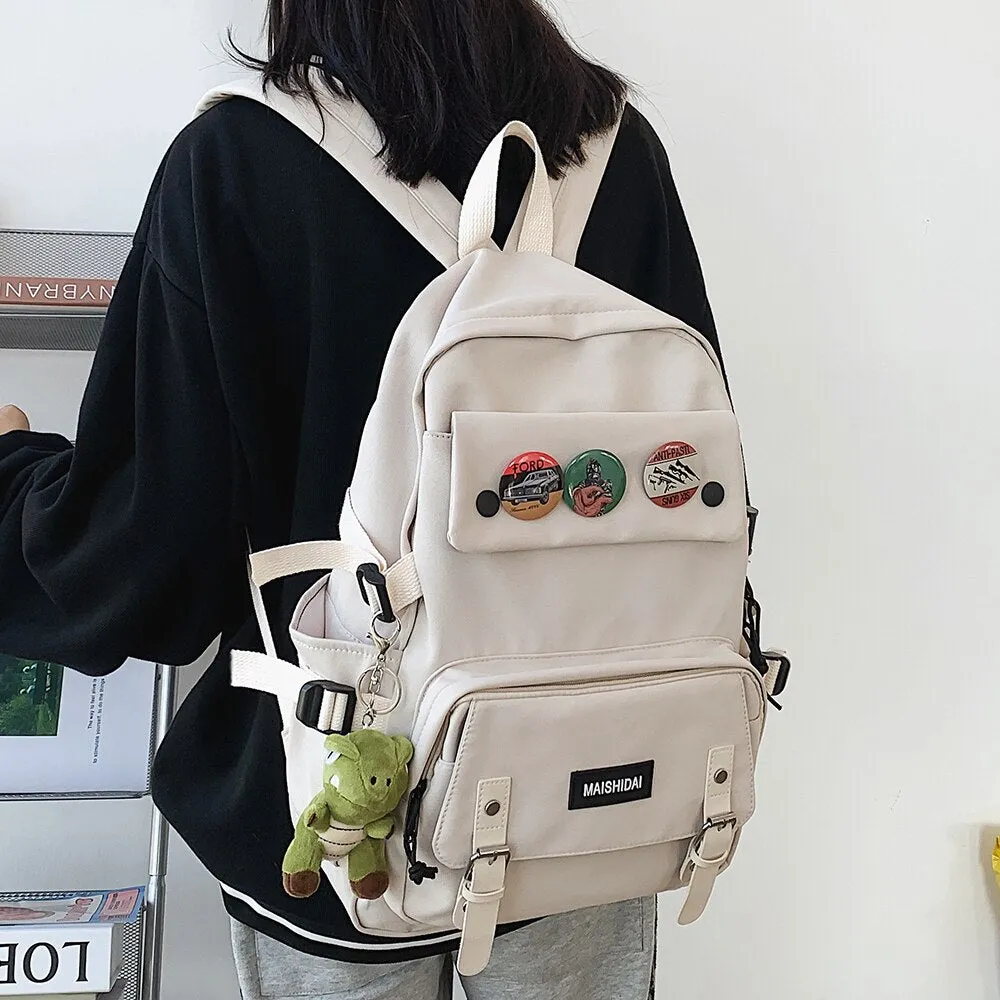 Christmas Gift Women Backpack Couples Female Harajuku School Laptop Bag College Lady High Capacity Casual  Backpacks Fashion Book Bags Student