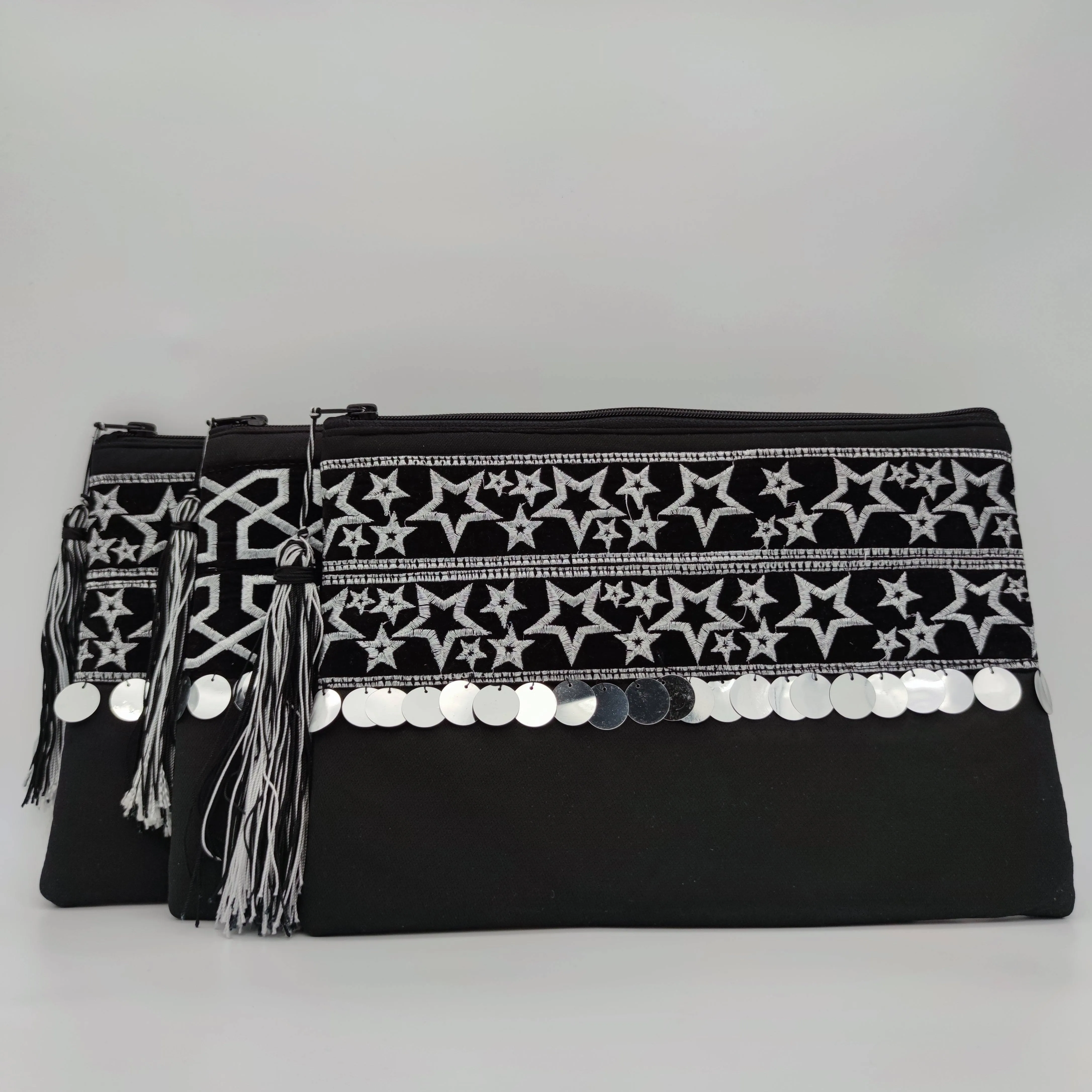 Clutch Bag Black - Recycled