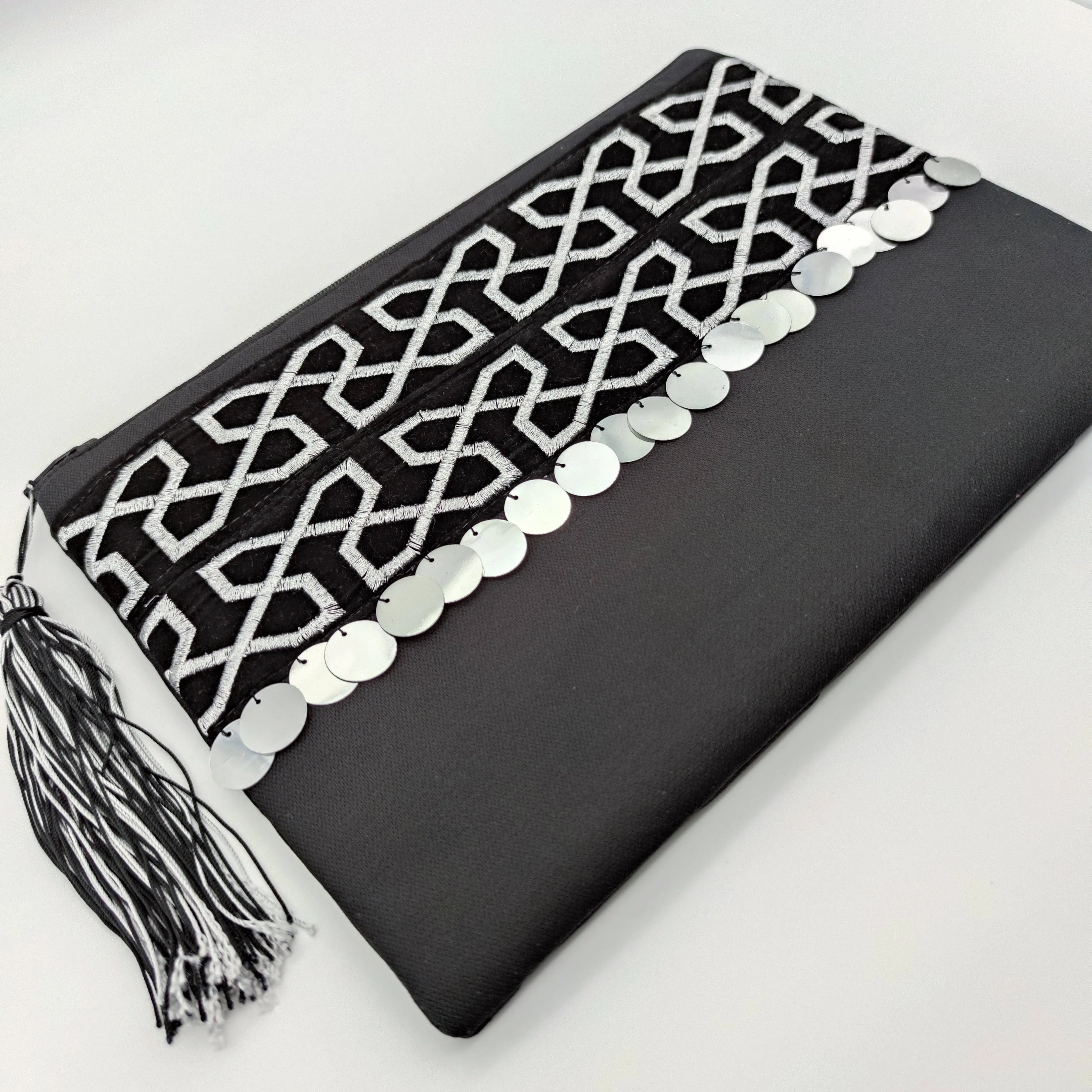 Clutch Bag Black - Recycled