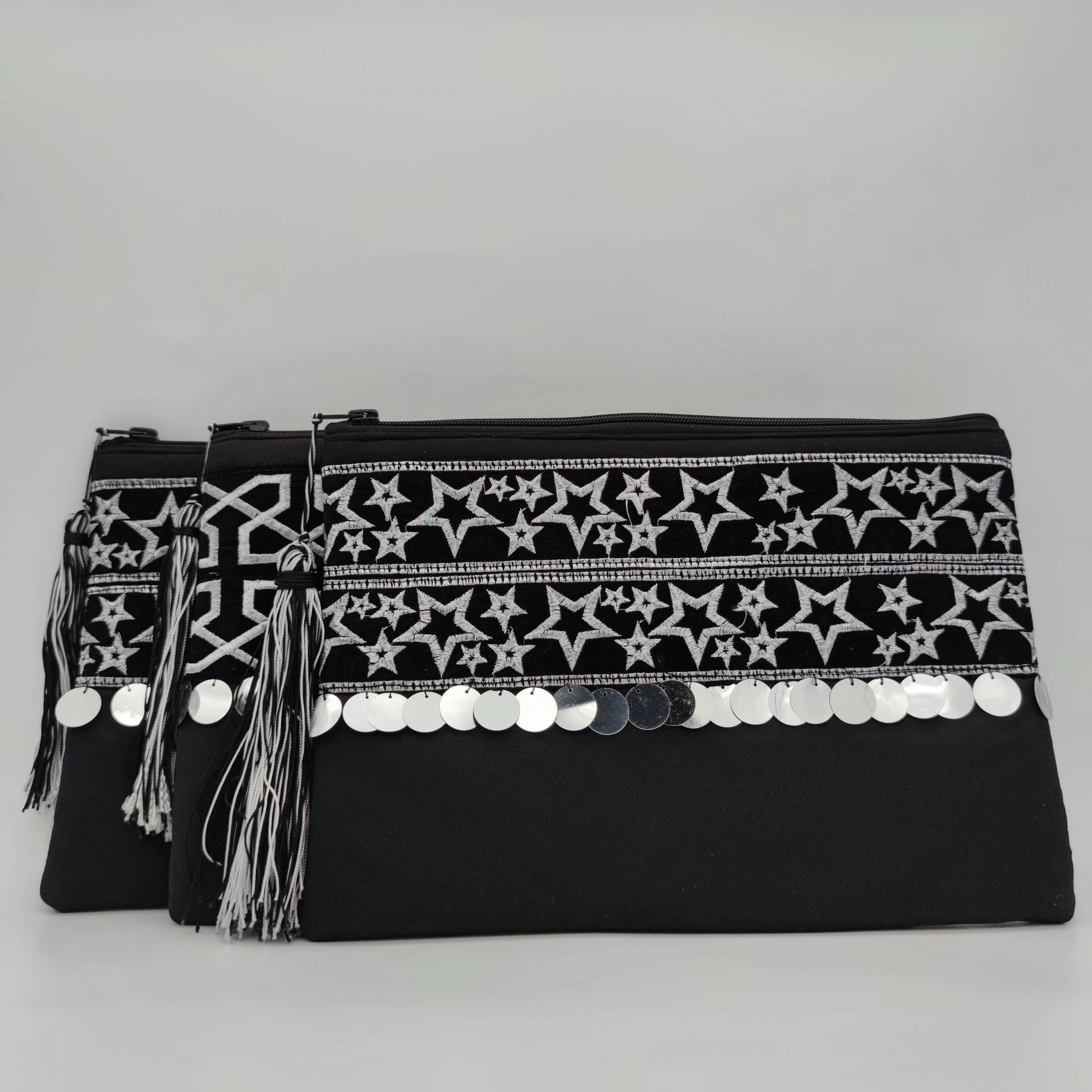 Clutch Bag Black - Recycled