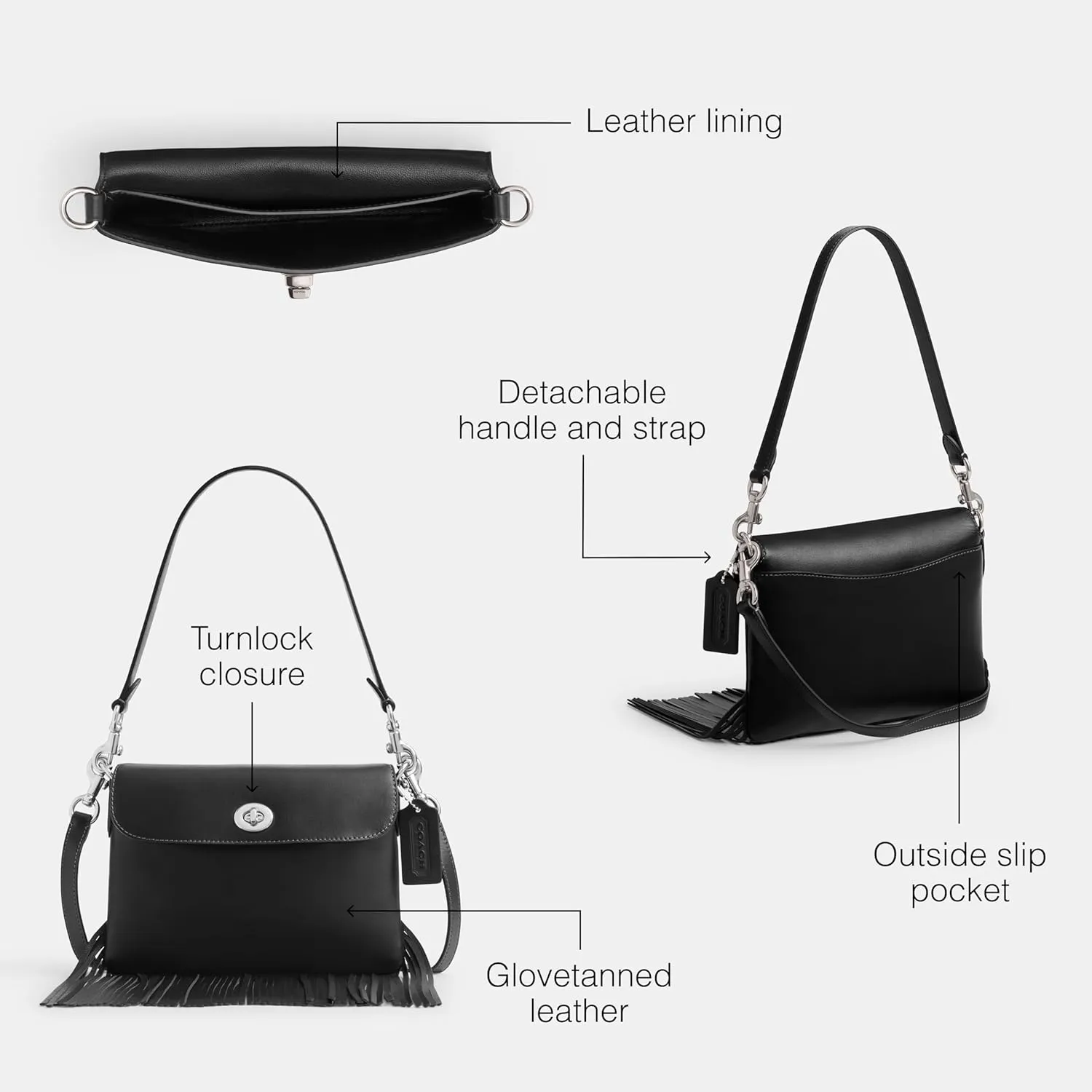 Coach 1965 Fringe Bag