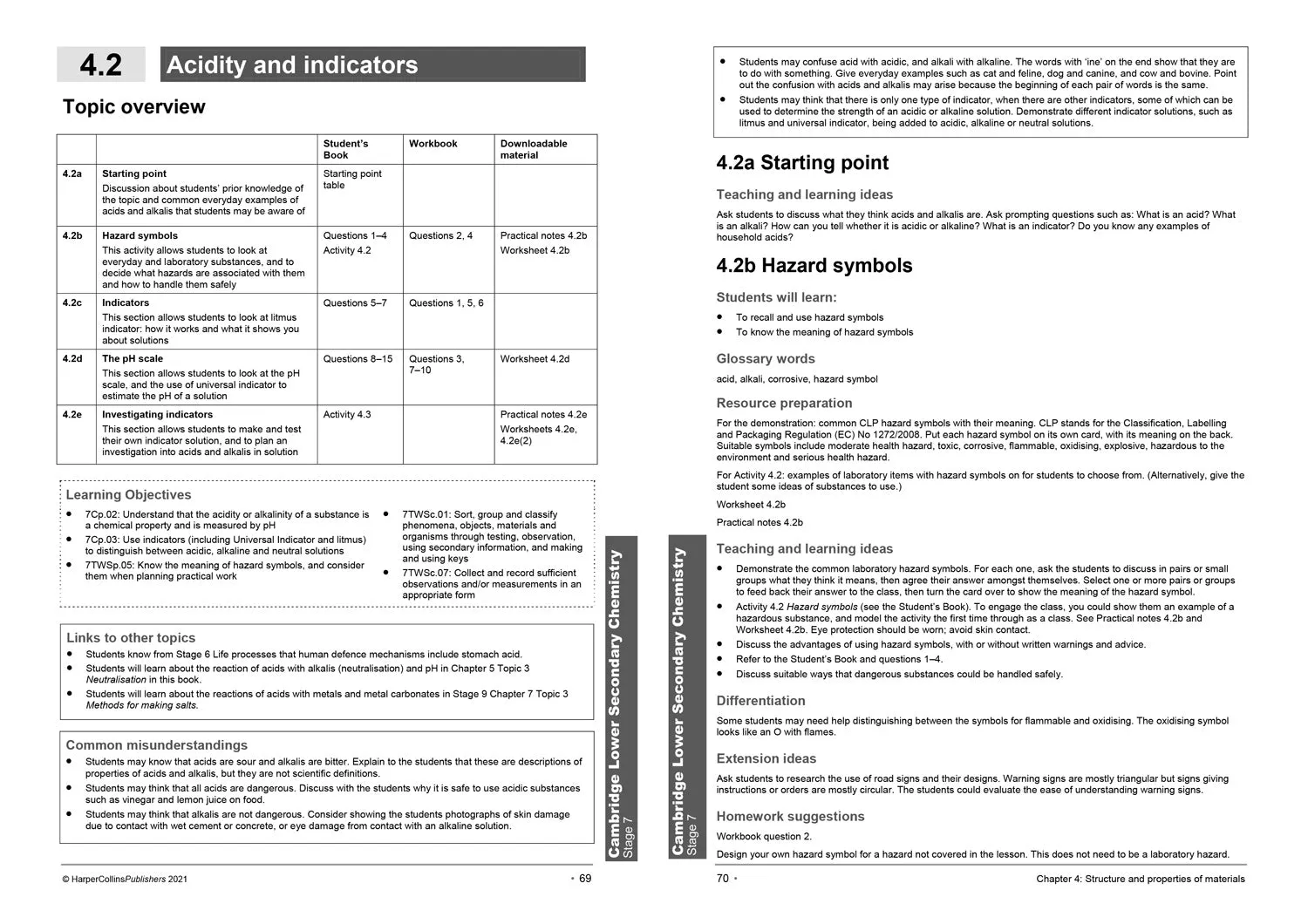 Collins Cambridge Lower Secondary Science - Lower Secondary Science Teacher’s Guide: Stage 7: (Second edition)