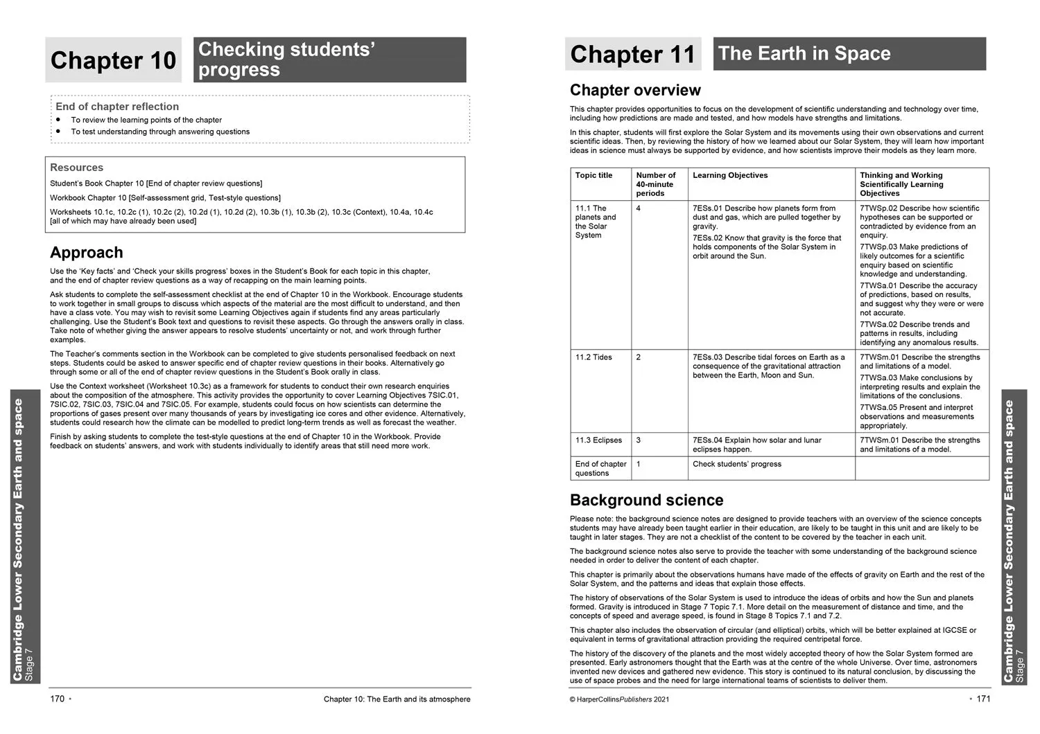 Collins Cambridge Lower Secondary Science - Lower Secondary Science Teacher’s Guide: Stage 7: (Second edition)