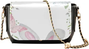 Crossbody Bags for Women Trendy Women's Black Shoulder Bag Small PU Leather Flap Cross Body Bag Handbags
