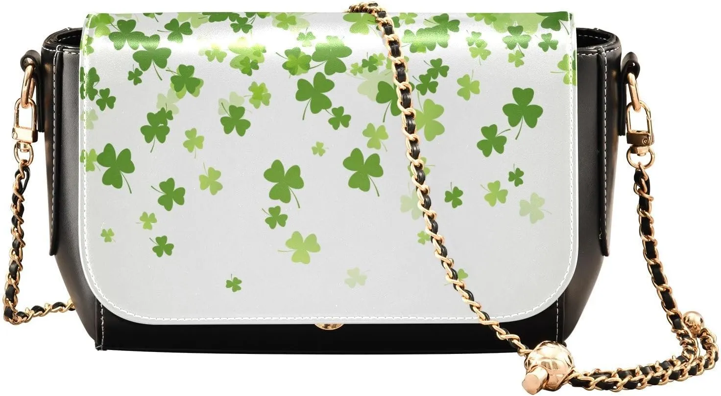 Crossbody Bags for Women Trendy Women's Black Shoulder Bag Small PU Leather Flap Cross Body Bag Handbags