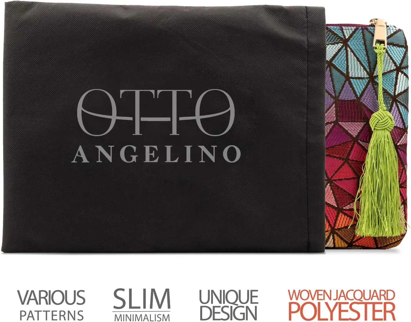 Designer Womens Bohemian & Fashion Clutch Purse - Multiple Slots Money, Cards, Smartphone - Ultra Slim
