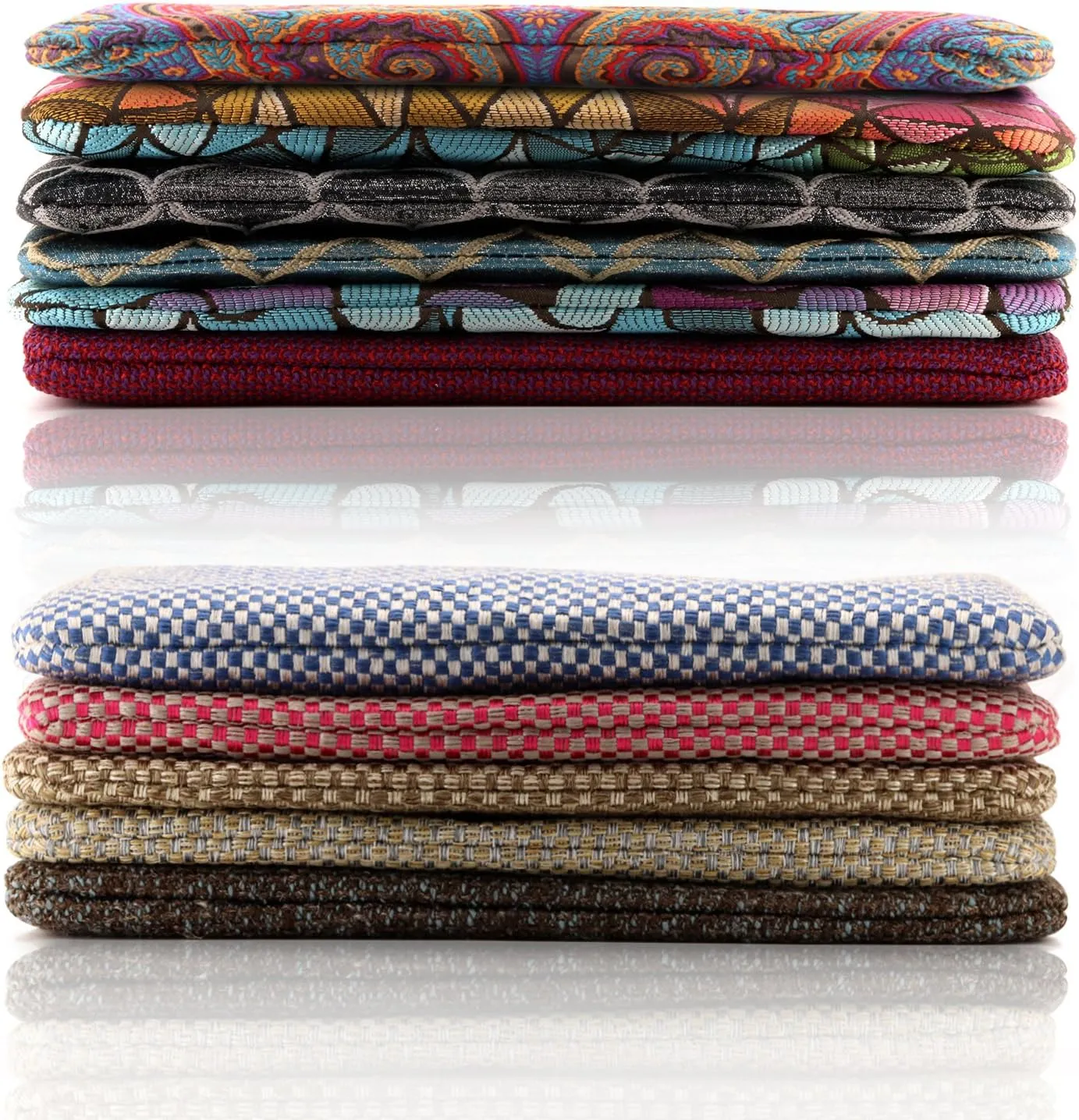 Designer Womens Bohemian & Fashion Clutch Purse - Multiple Slots Money, Cards, Smartphone - Ultra Slim