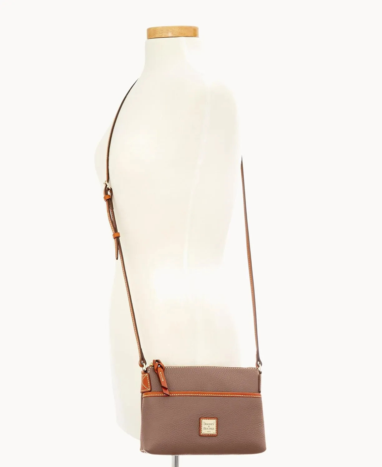 Dooney & Bourke Women's Crossbody Handbags, Pebble Grain Ginger Small Crossbody Bags for Women
