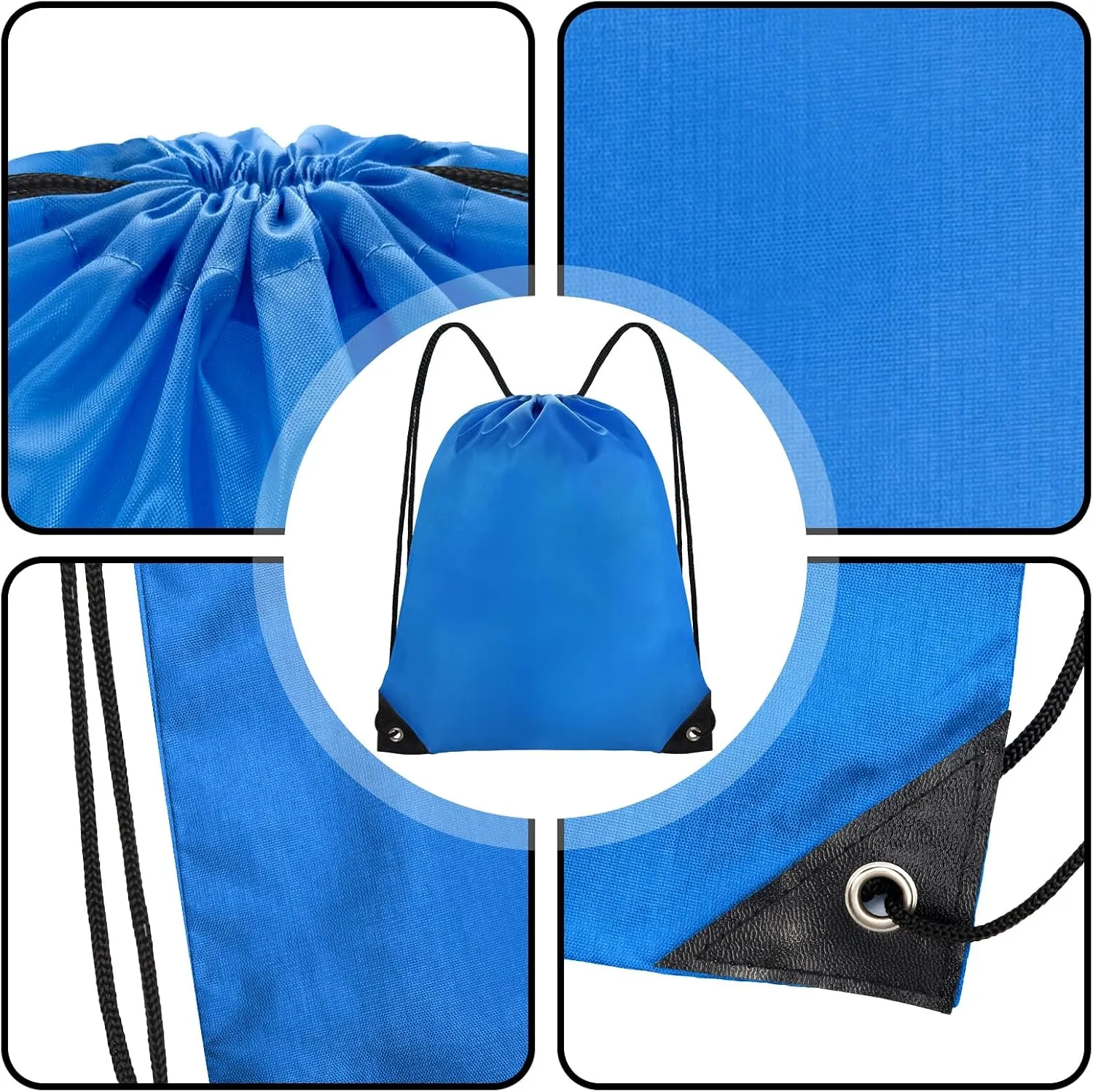 Drawstring Backpack Bulk 42 Pcs String Backpack Drawstring Bags Cinch Bag Sackpack for Men Women Gym 14 Colors