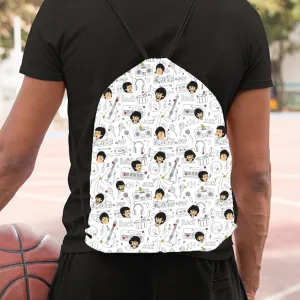 Drawstring Bag - The Fab Four Doodle