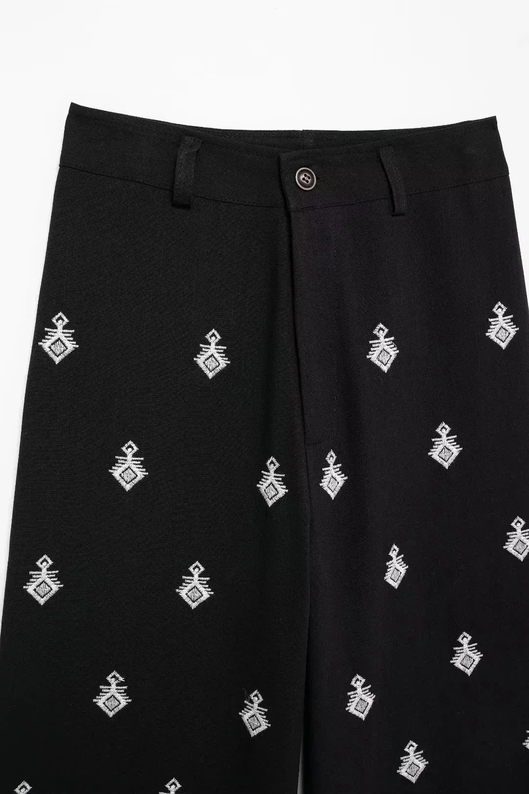Embroidered Loungewear Artistic Pants and Shirt