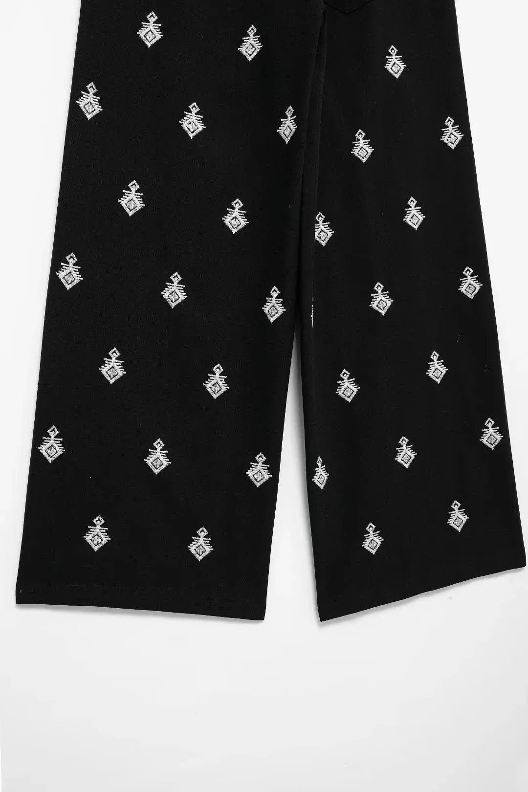 Embroidered Loungewear Artistic Pants and Shirt