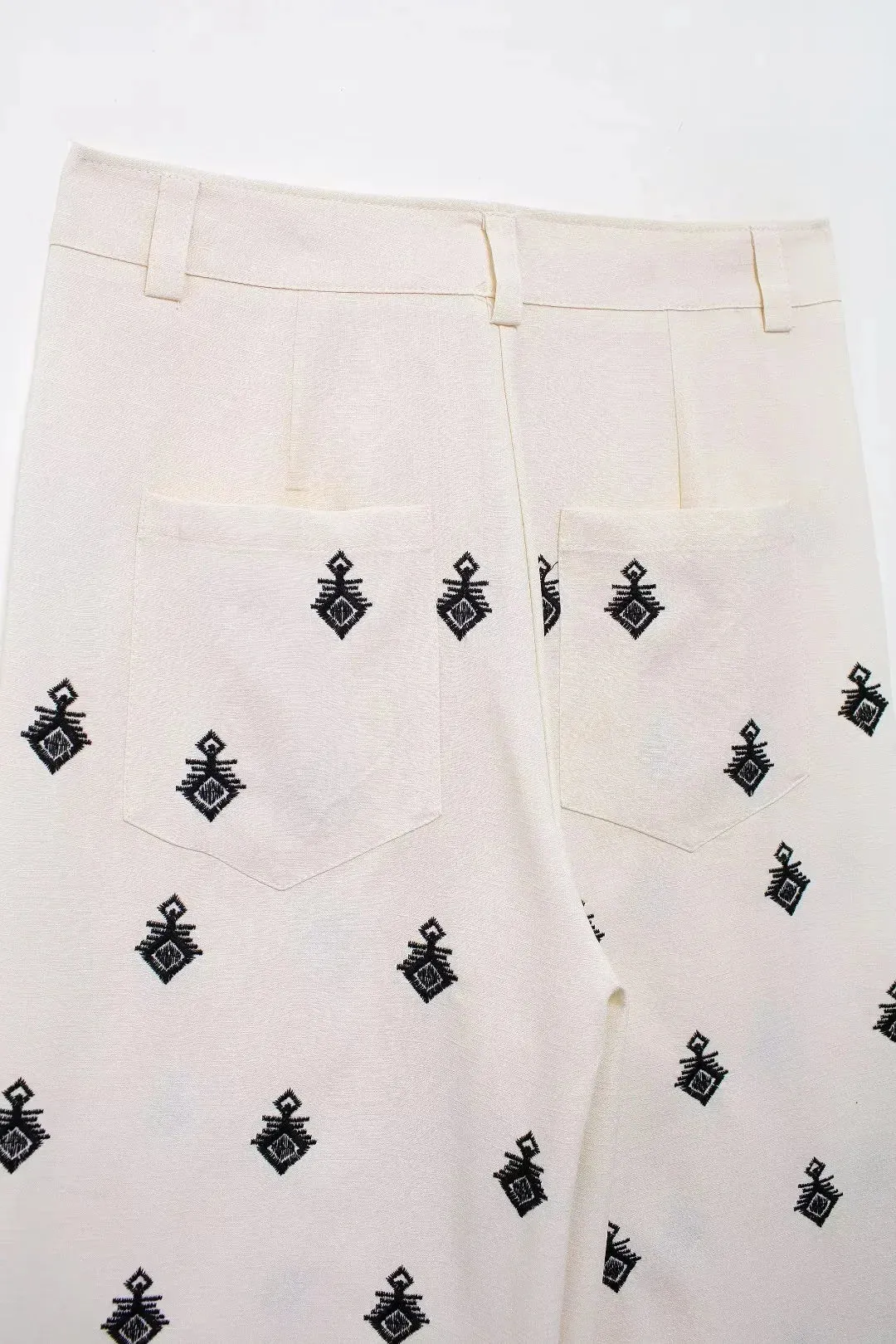 Embroidered Loungewear Artistic Pants and Shirt