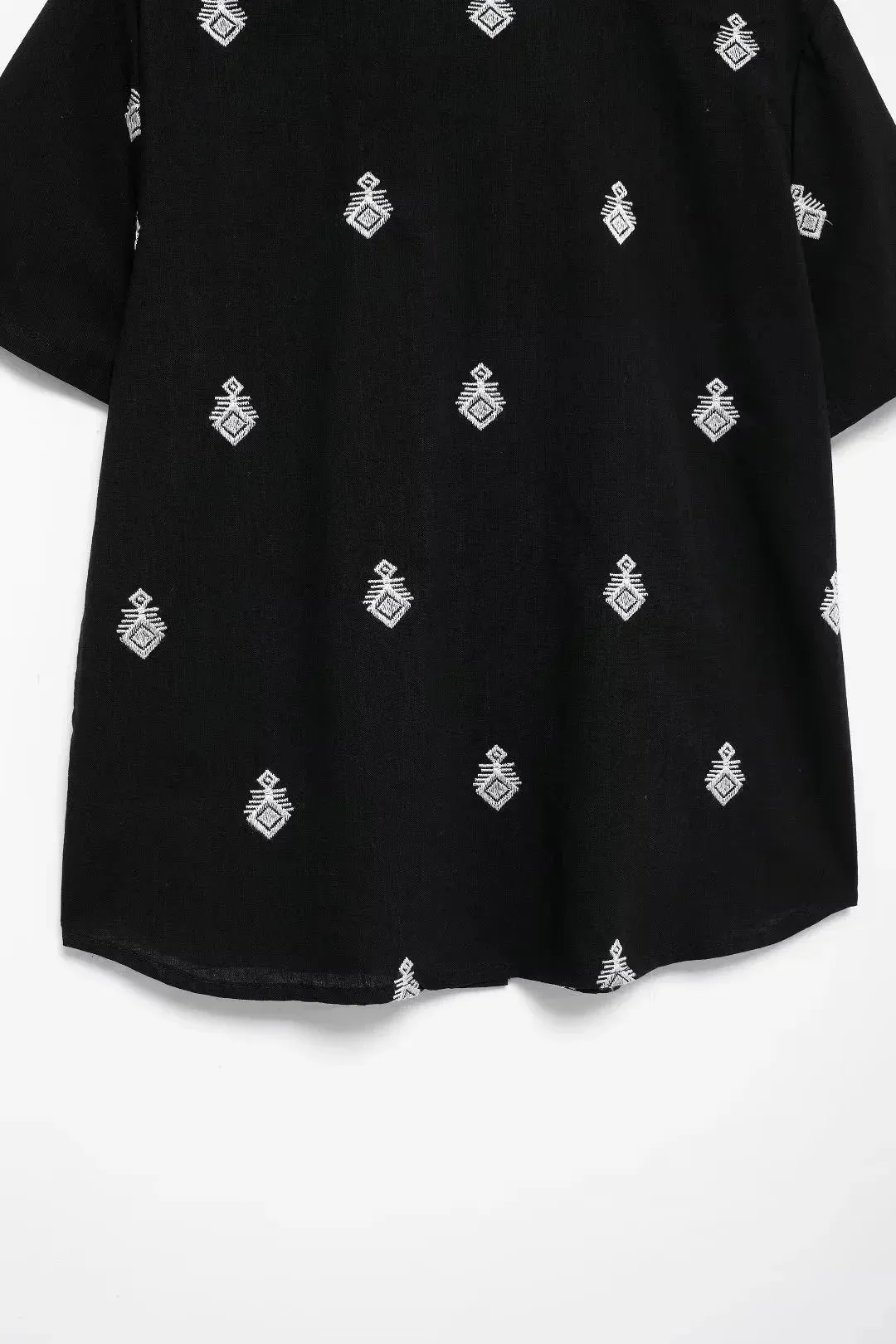 Embroidered Loungewear Artistic Pants and Shirt