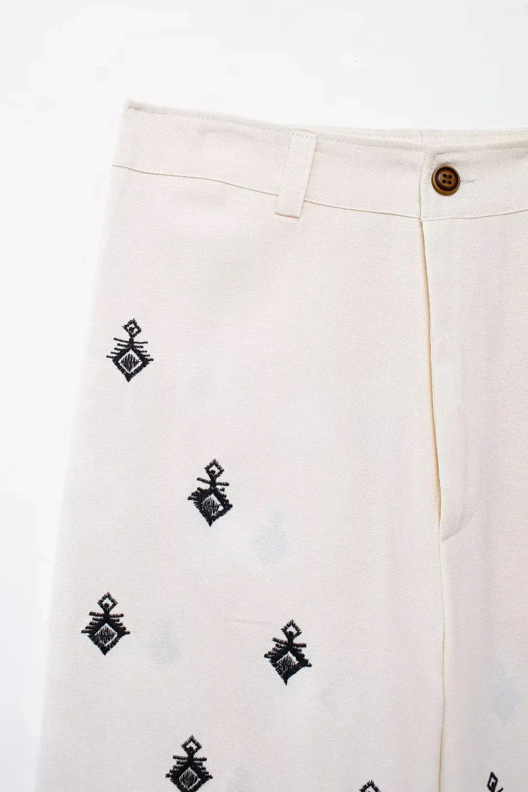 Embroidered Loungewear Artistic Pants and Shirt