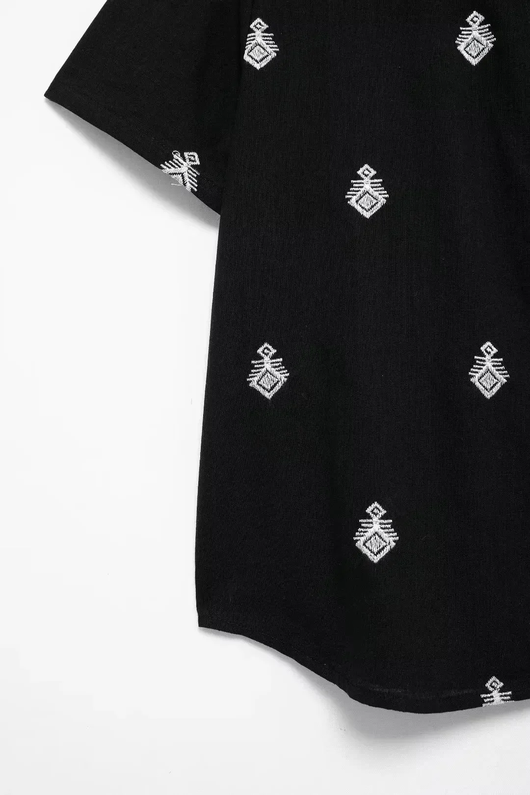 Embroidered Loungewear Artistic Pants and Shirt
