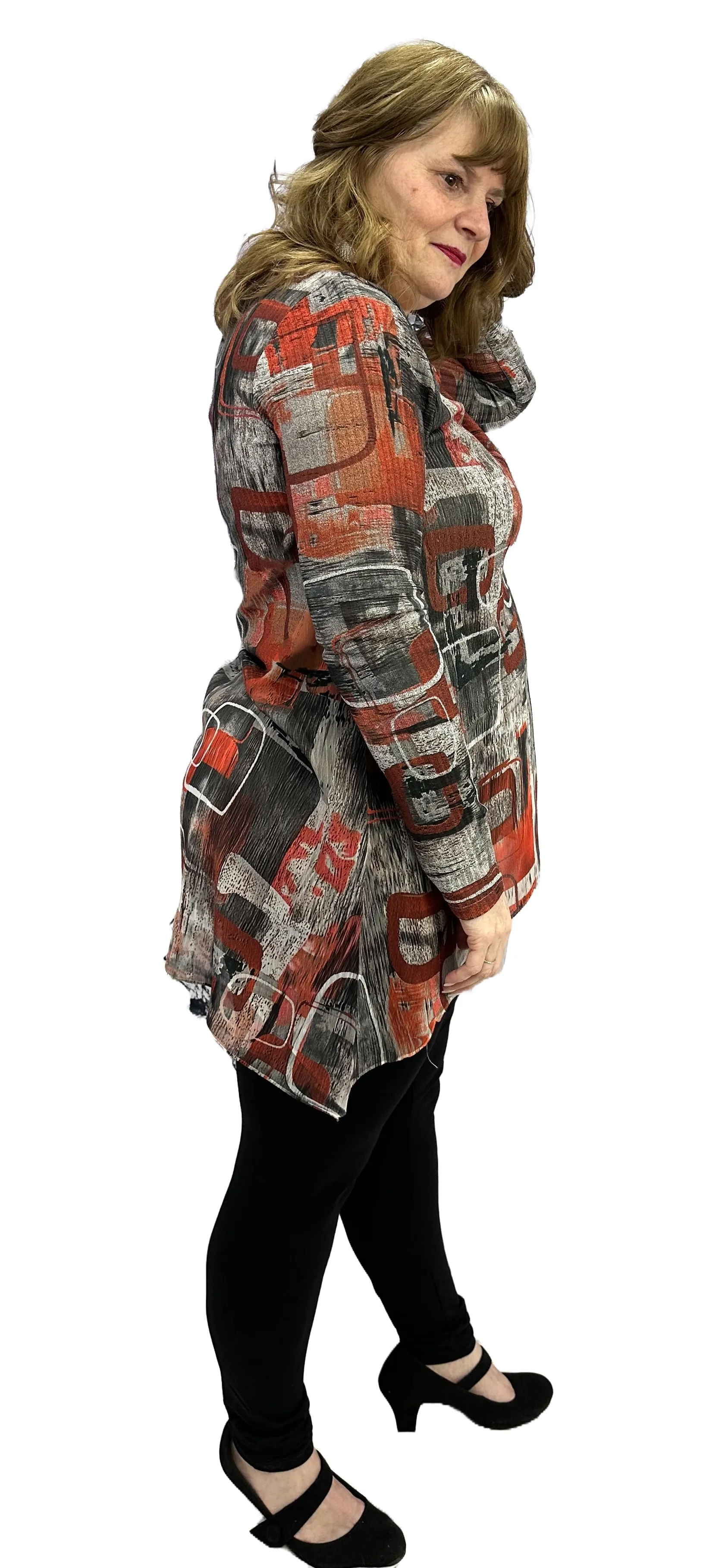 Fall Vibrant Printed Tunic
