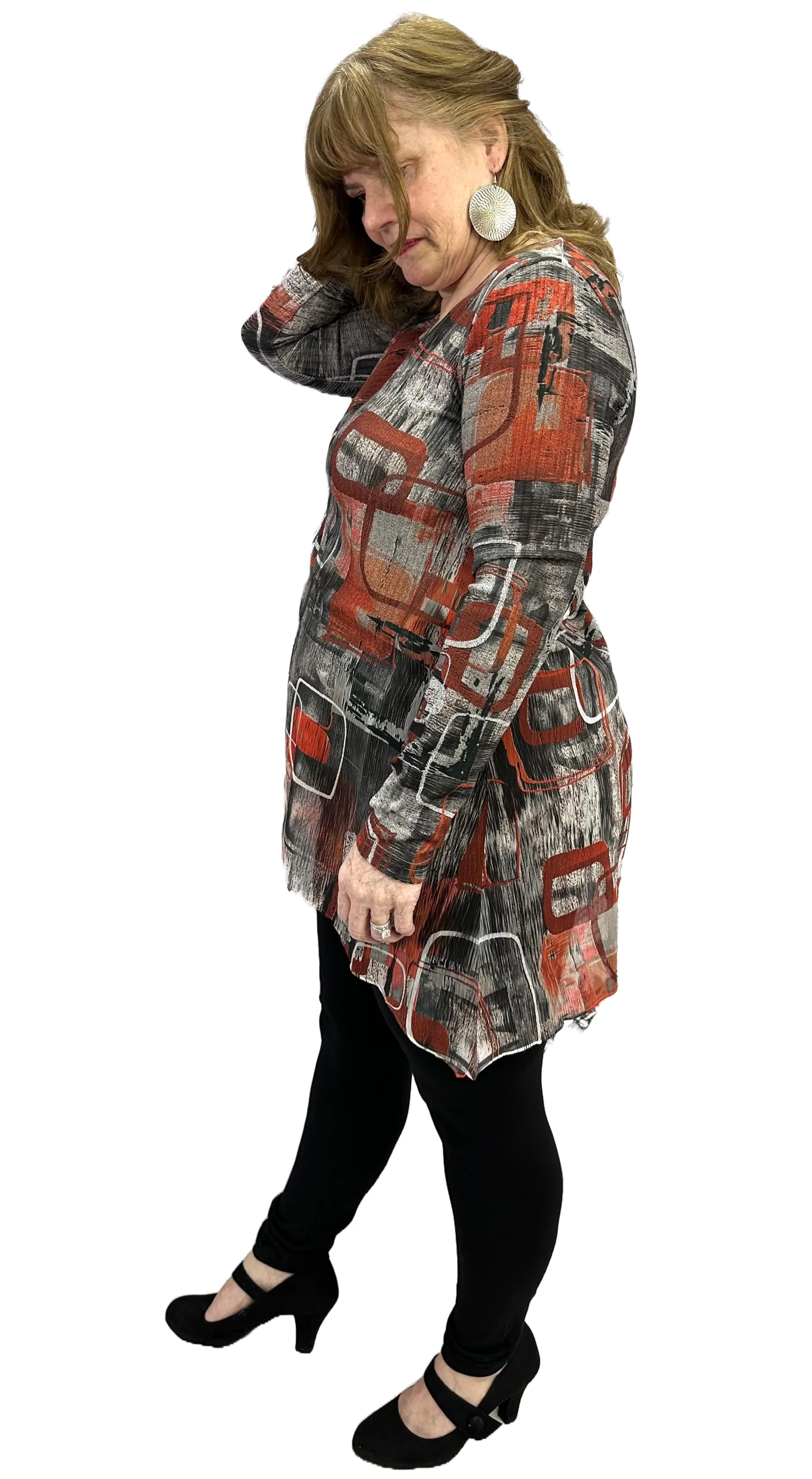 Fall Vibrant Printed Tunic