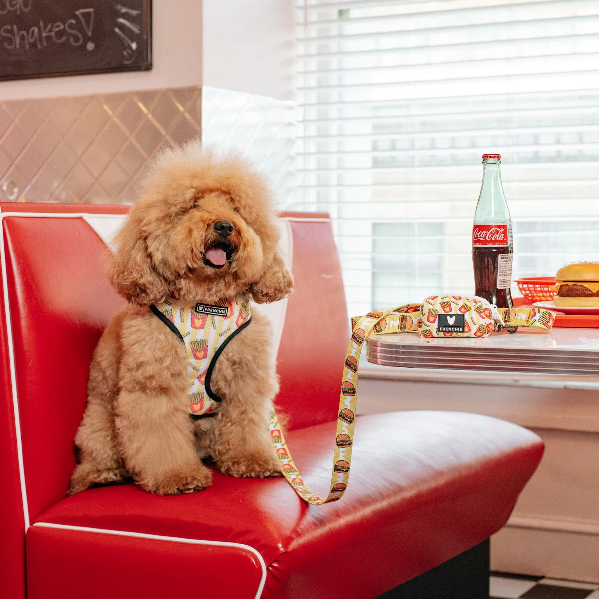 Frenchie Comfort Leash - Burger N Fries
