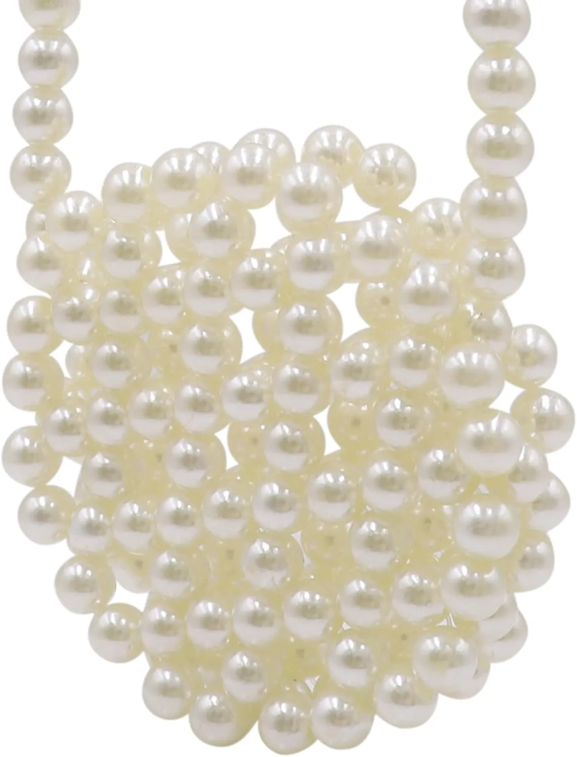 Girls White Beaded Pearl Handbag Purse Vintage Pearl Clutch Pearl Bag Pearl Wrislet Mini Evening Bag for Party Wedding
