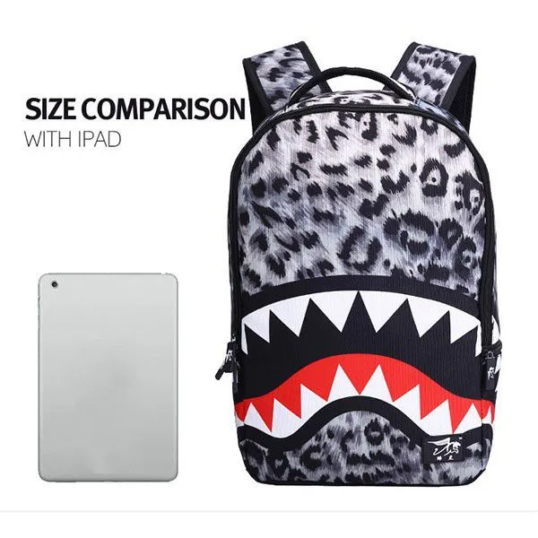 Iconix Leopard Shark Printed Kids Backpack