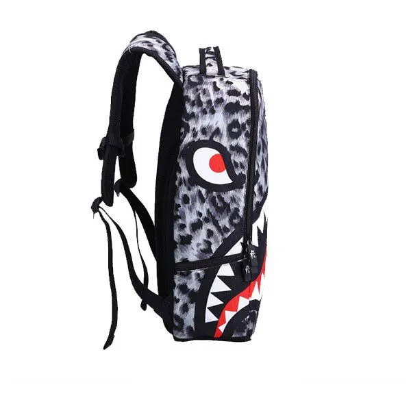 Iconix Leopard Shark Printed Kids Backpack