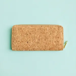 Iggy Long Cork Zipper Wallet in Classic