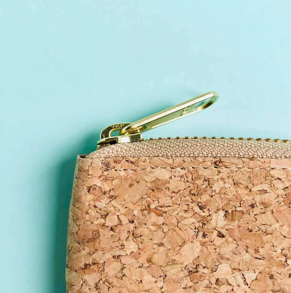 Iggy Long Cork Zipper Wallet in Classic