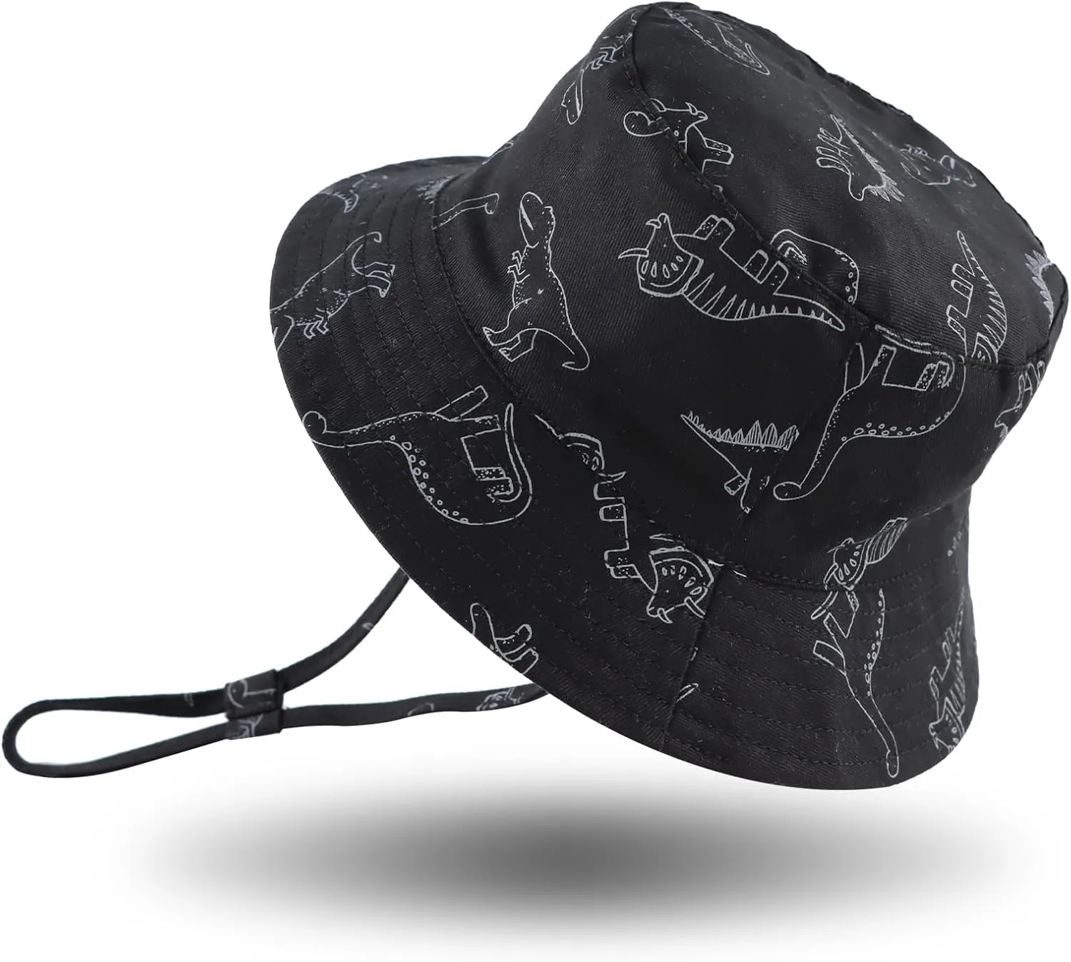 JANGANNSA Dinosaur Baby Boys Sun Hat Cotton Toddler Girls Bucket Hats Summer Sun Protect Cap for Kids