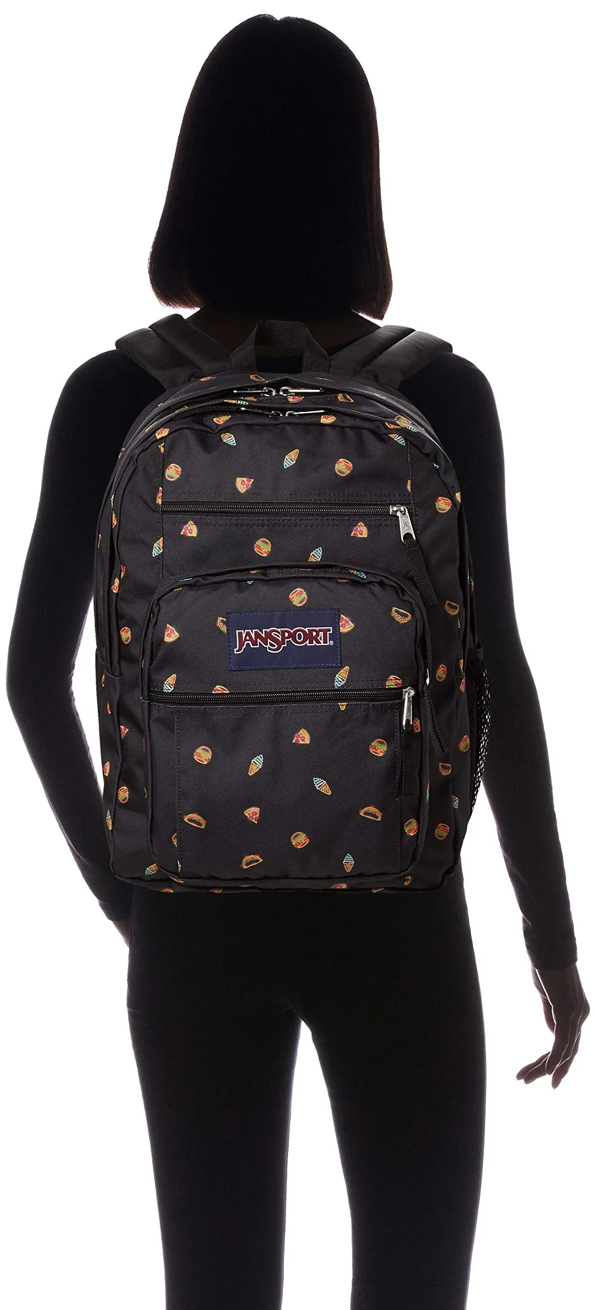 Jansport Unisex Big Student Backpacks, Neon Icons, One Size