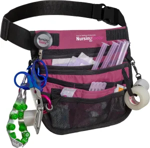 Kangapak Nurse Fanny Pack Multi Compartment Waist Organizer Tool Bag for Students, Practitioners & Medical Professionals