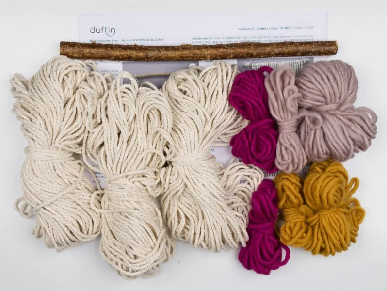 Kit Duftin macramé wave 4 couleurs
