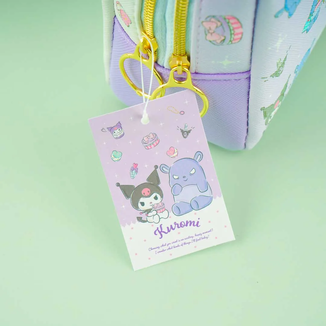 Kuromi & Baku Shopping Time Double Layer Pen Case