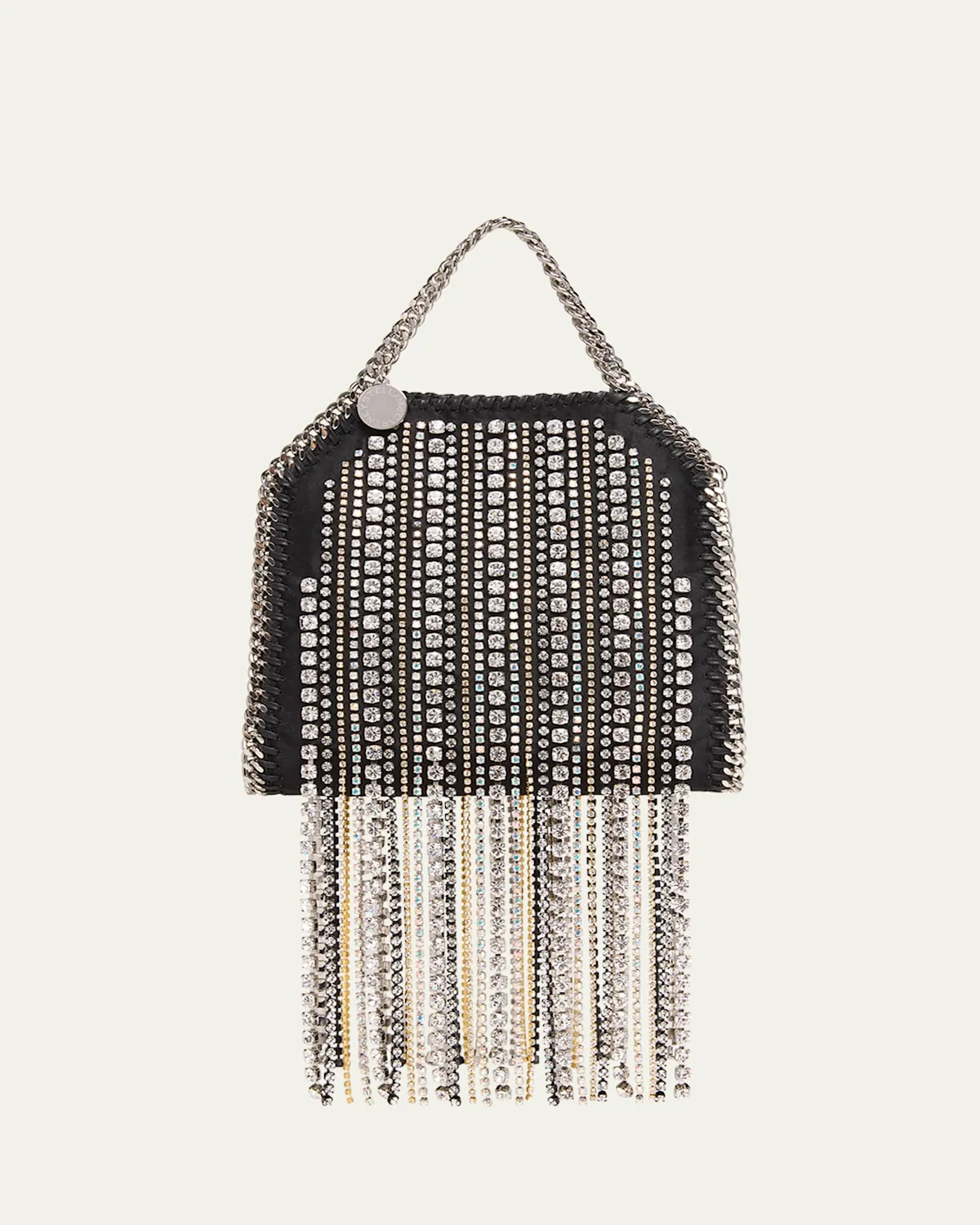 Limited Edition Falabella Crystal Fringe Tiny Tote Bag
