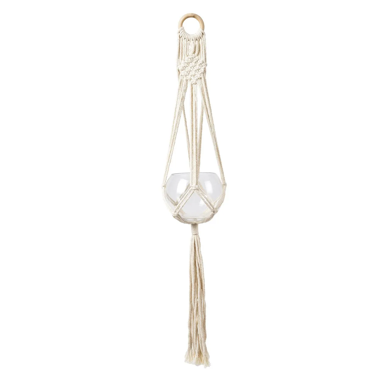 Macramé Plant Pot Hanger - Woodstock